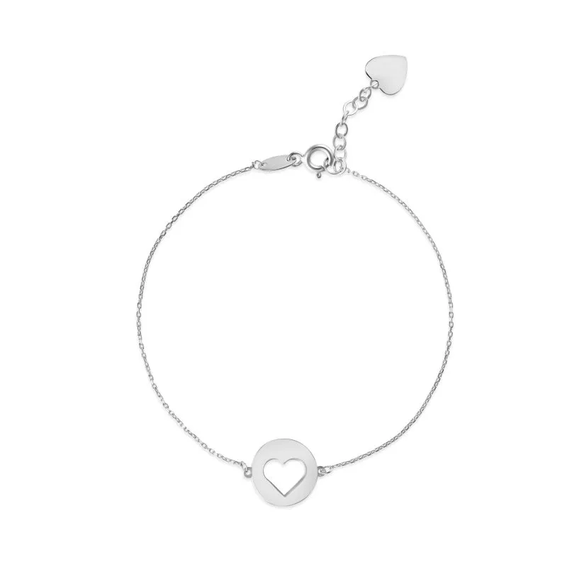 Halo Heart zlatna narukvica