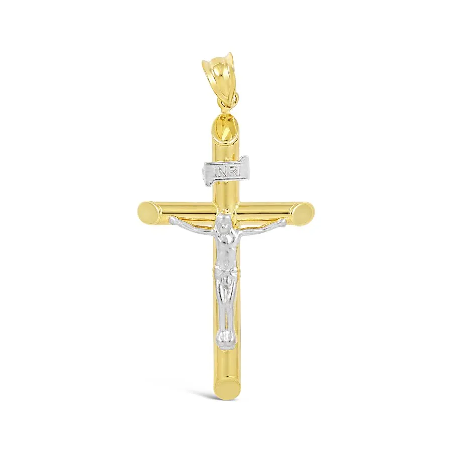 Graceful Cross zlatni privjesak