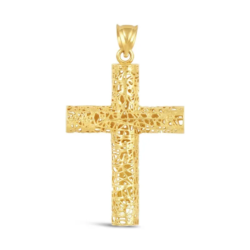 Faith Cross zlatni privjesak