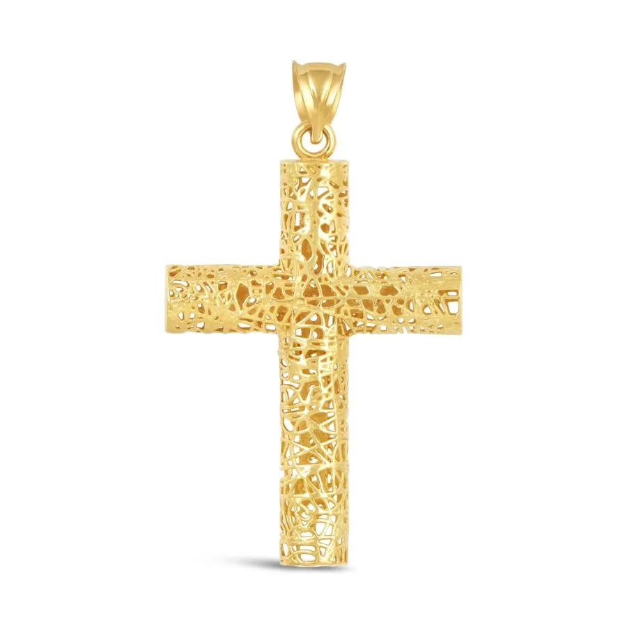 Faith Cross zlatni privjesak