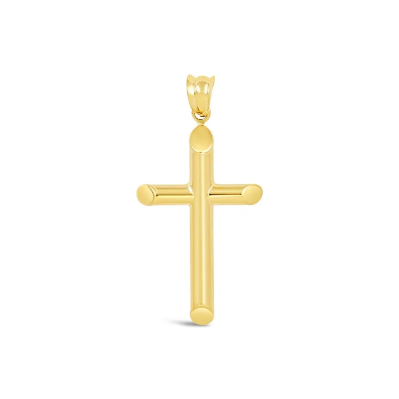 Pious Cross zlatni privjesak