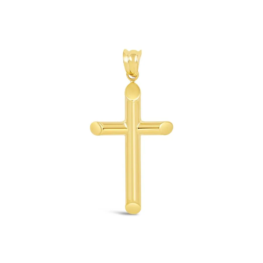 Pious Cross zlatni privjesak