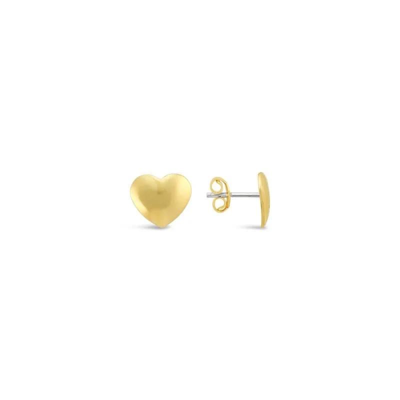 Bubbly Hearts zlatne naušnice