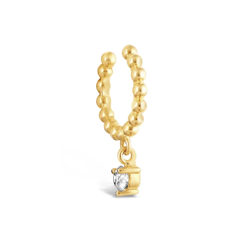 Shiny zlatni earcuff