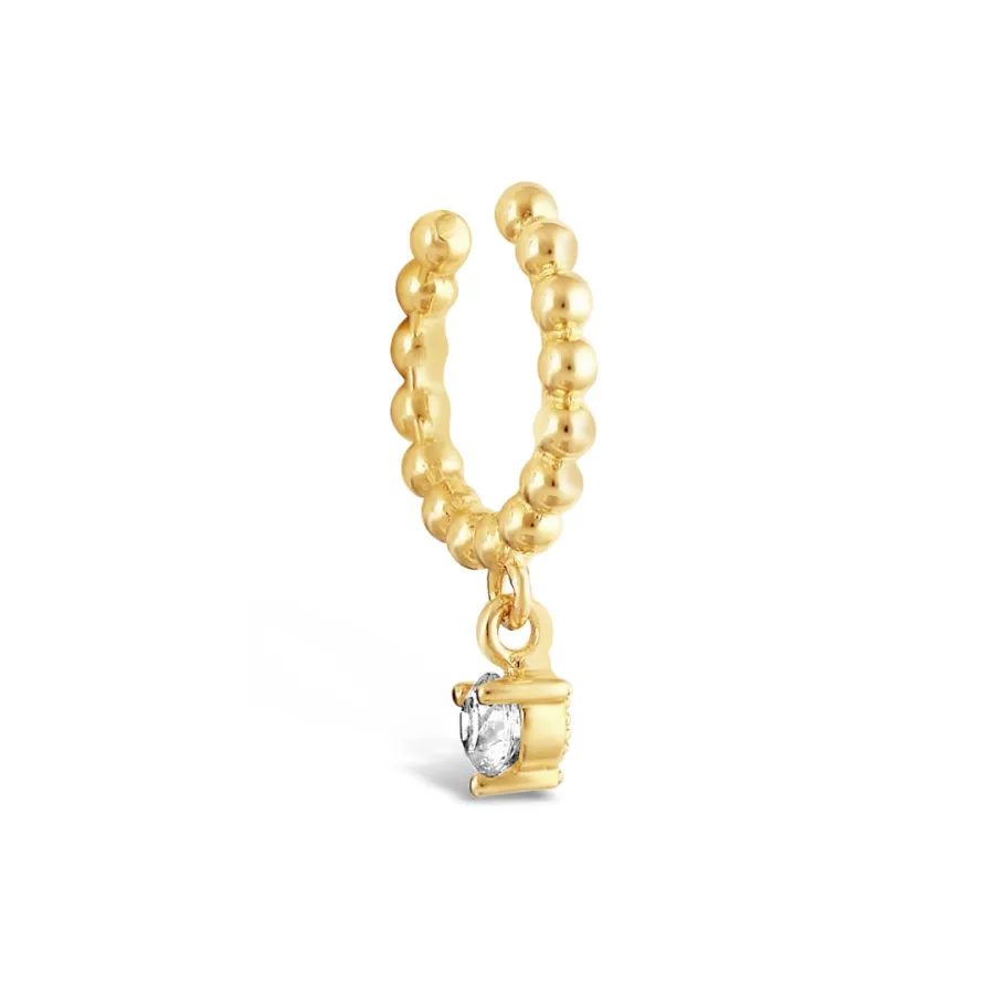 Shiny zlatni earcuff
