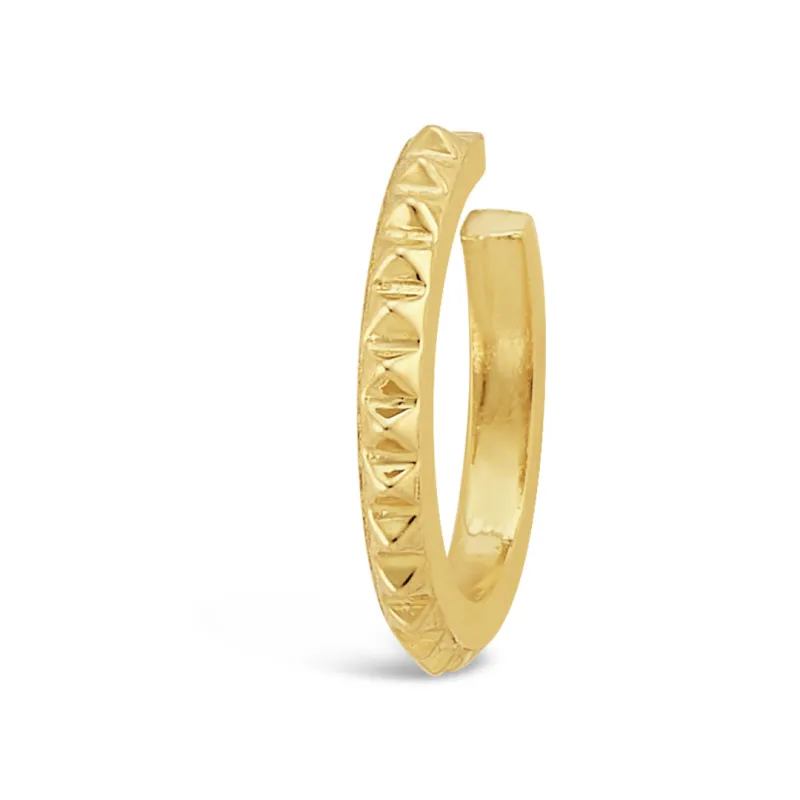 Rivet Round zlatni earcuff