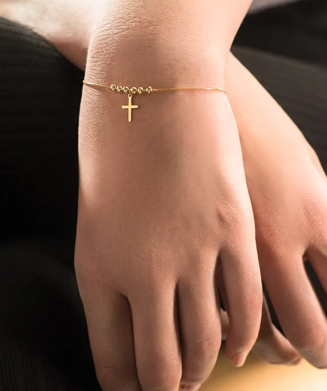 Cross Faith zlatna narukvica