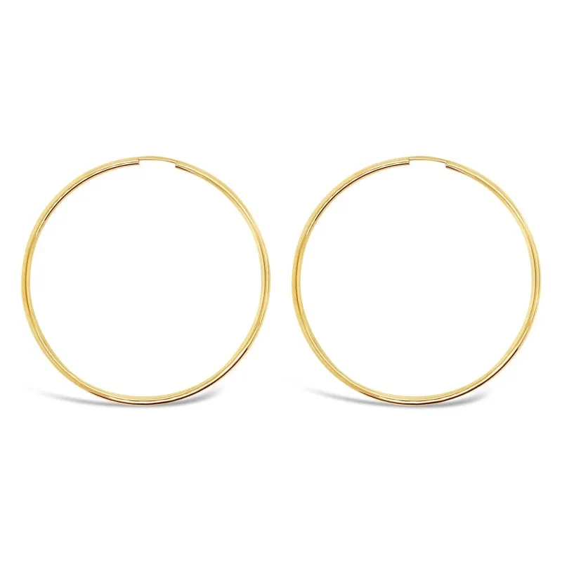 Loops Simple zlatne naušnice