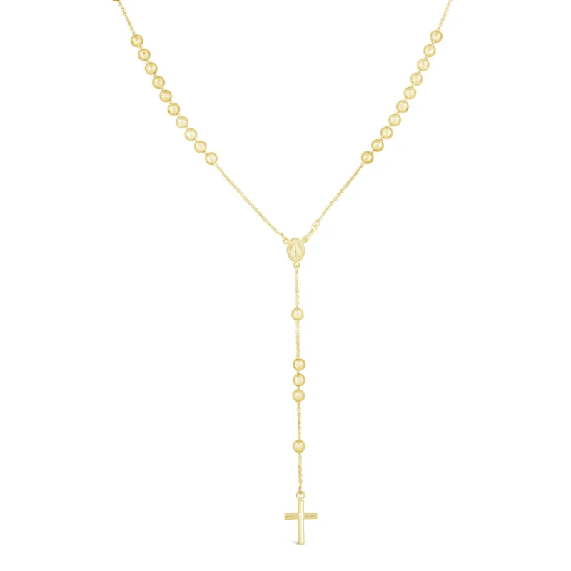 Calm Rosary zlatna ogrlica krunica