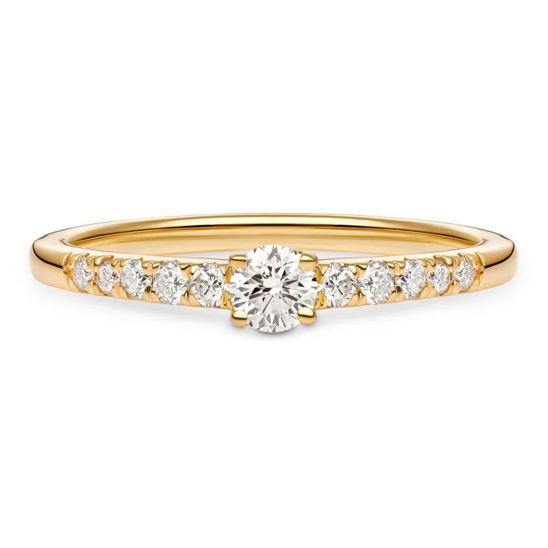 Timeless Beauty zlatni prsten s dijamantima 0.26 - 0.30 ct