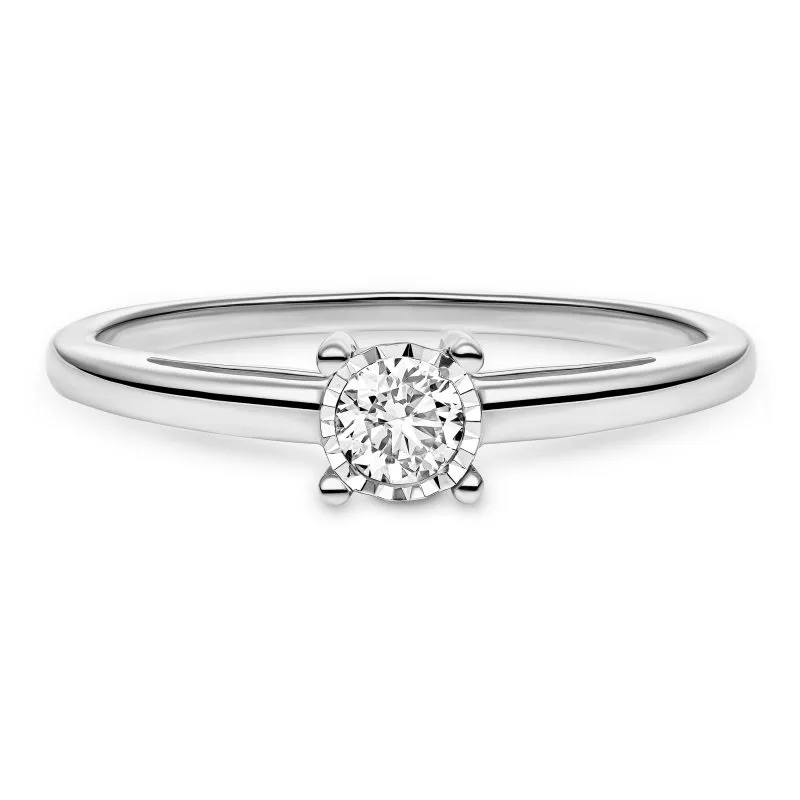 Golden Essence zlatni prsten s dijamantom 0.13 - 0.17 ct