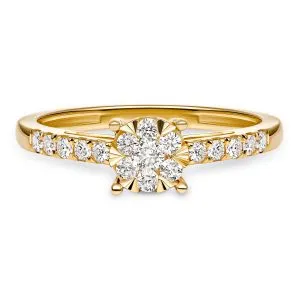 Stellar Brilliance zlatni prsten s dijamantom 0.31 ct