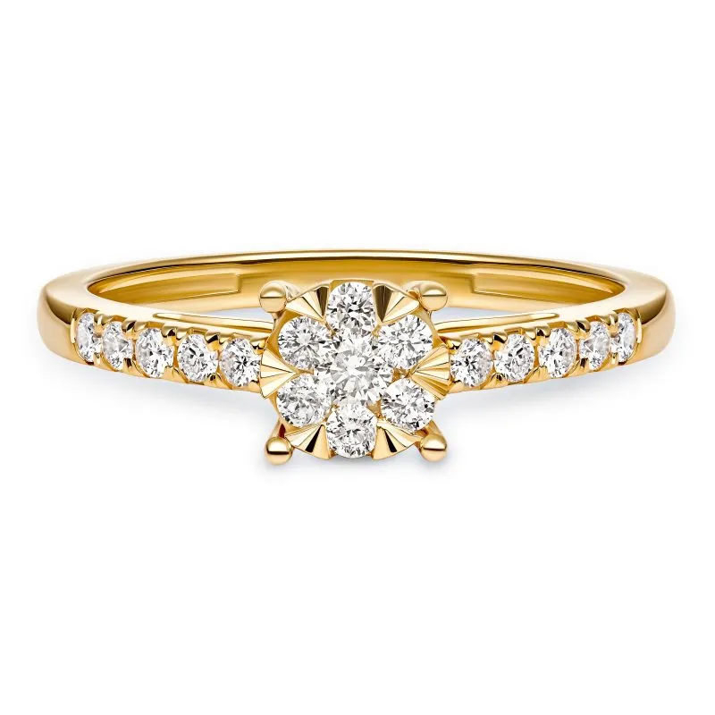 Stellar Brilliance zlatni prsten s dijamantom 0.31 ct