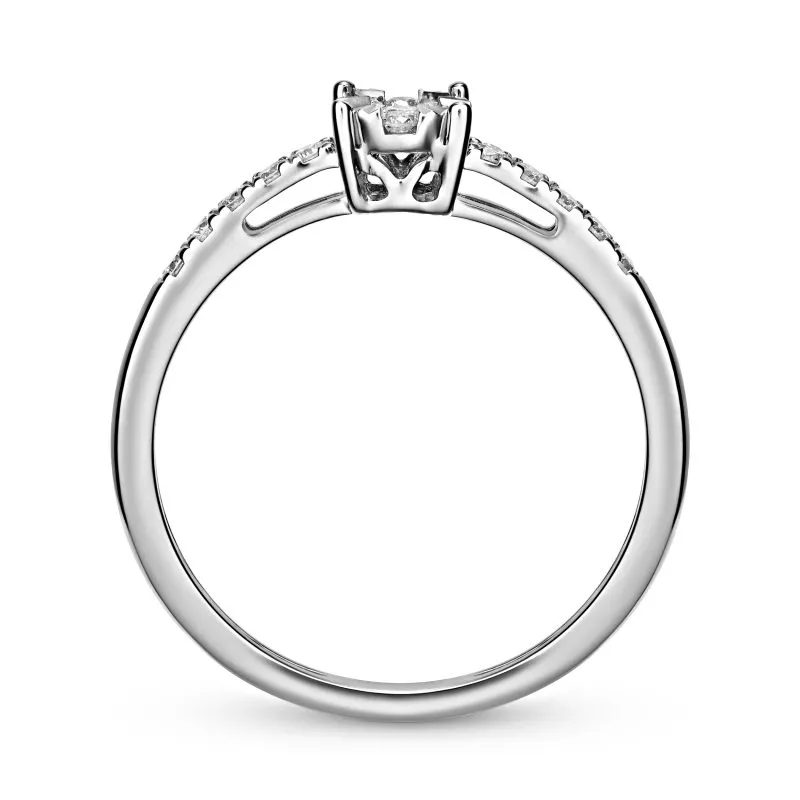 Stellar Brilliance zlatni prsten s dijamantom 0.23 ct
