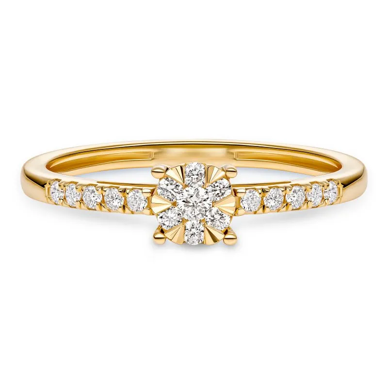Stellar Brilliance zlatni prsten s dijamantom 0.23 ct