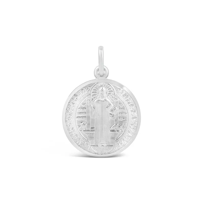 Saint Benedict Medal of Faith zlatni privjesak