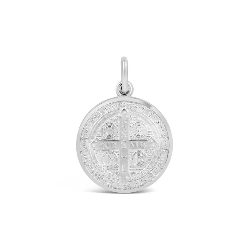 Saint Benedict Medal of Faith zlatni privjesak