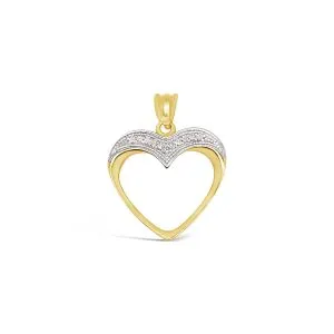 Heart Shine zlatni privjesak