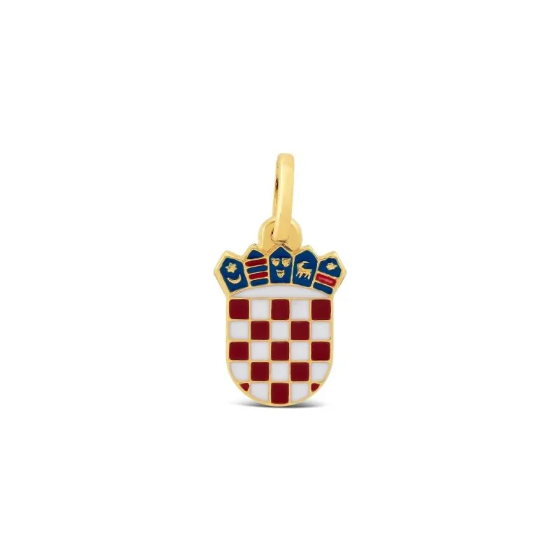 Croatia zlatni privjesak