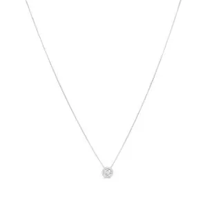 Clear Dot zlatna ogrlica s dijamantom 0.20 ct