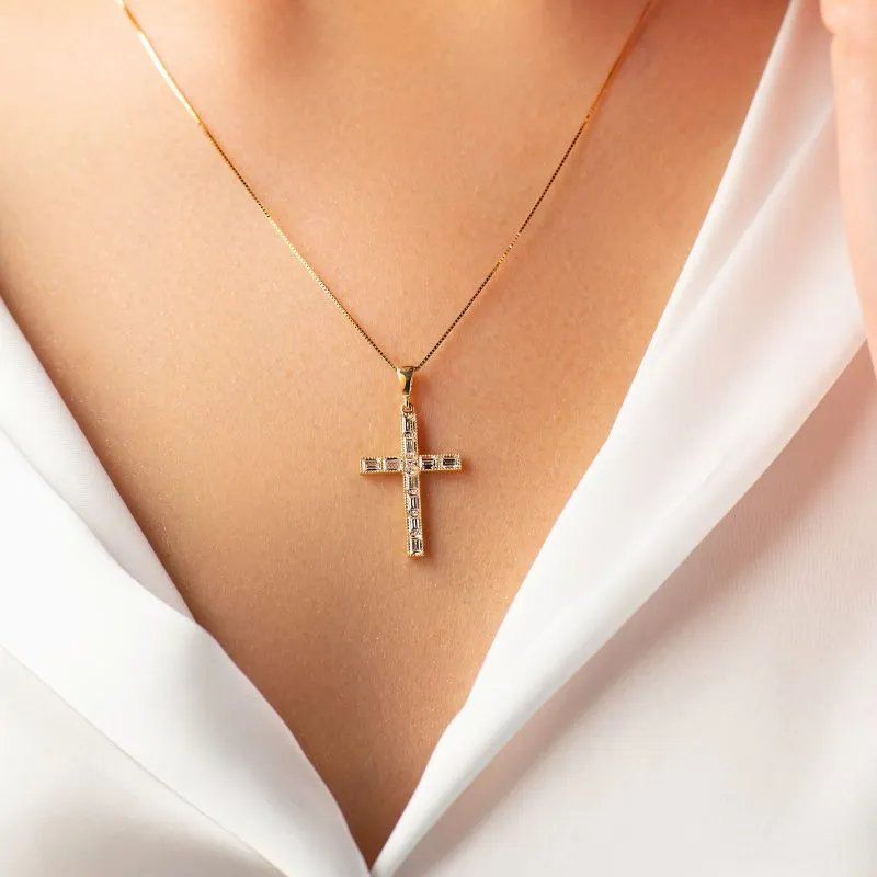 Hope Cross zlatni privjesak