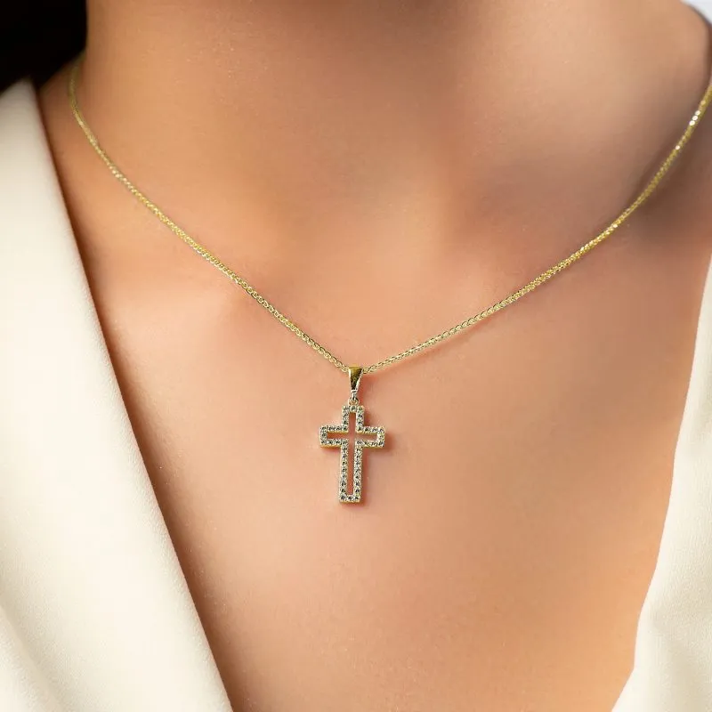 Honorable Cross zlatni privjesak