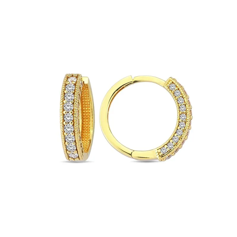 Tiny Hoops zlatne naušnice