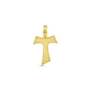 Tau Cross Pure zlatni privjesak
