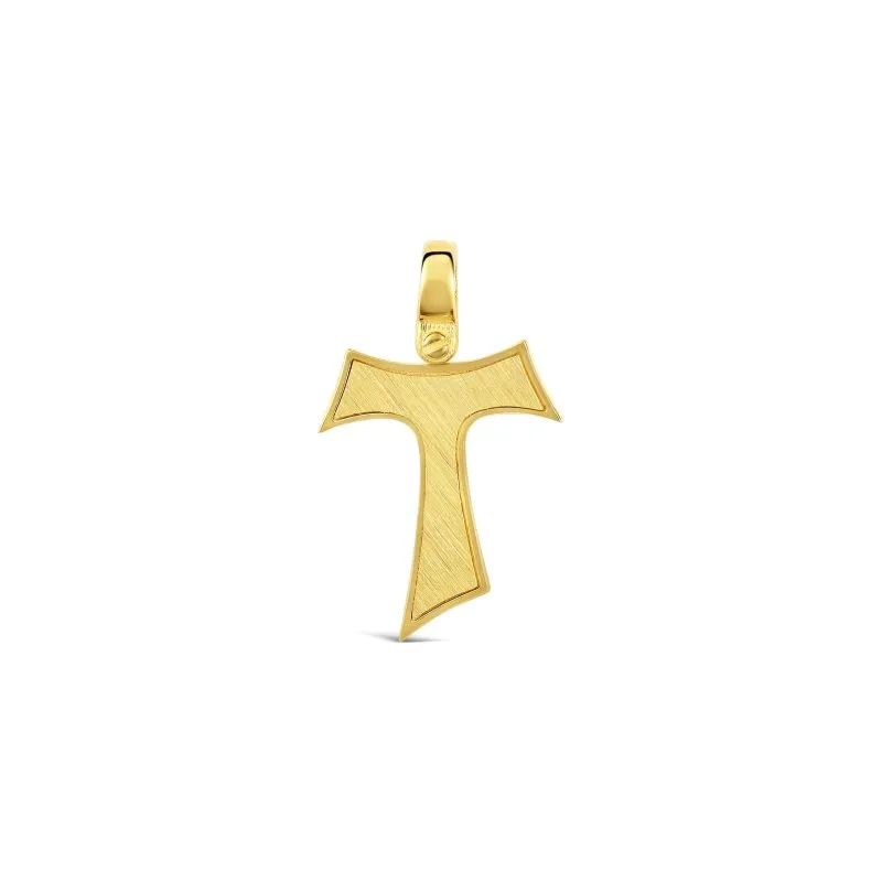 Tau Cross Pure zlatni privjesak
