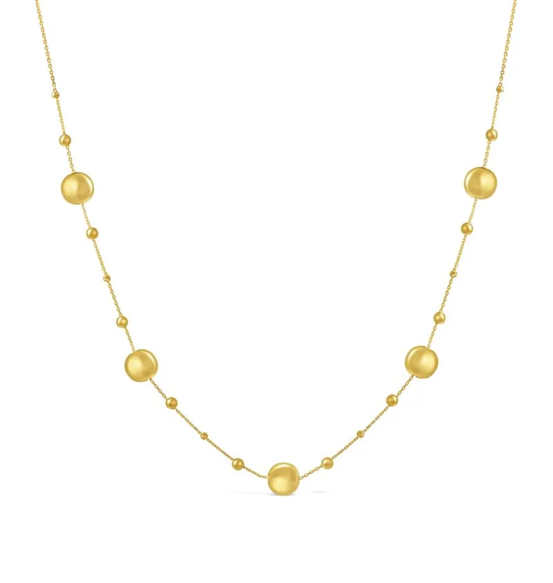 Luminous Pearls zlatna ogrlica