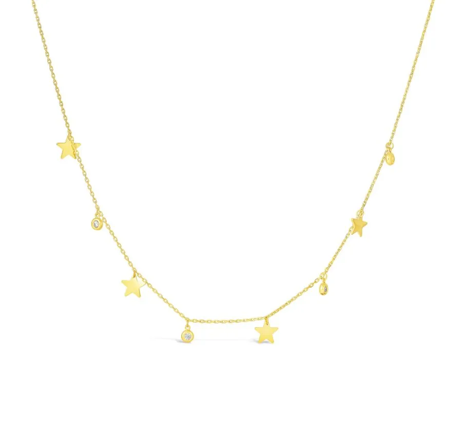 Tiny Stars zlatna ogrlica