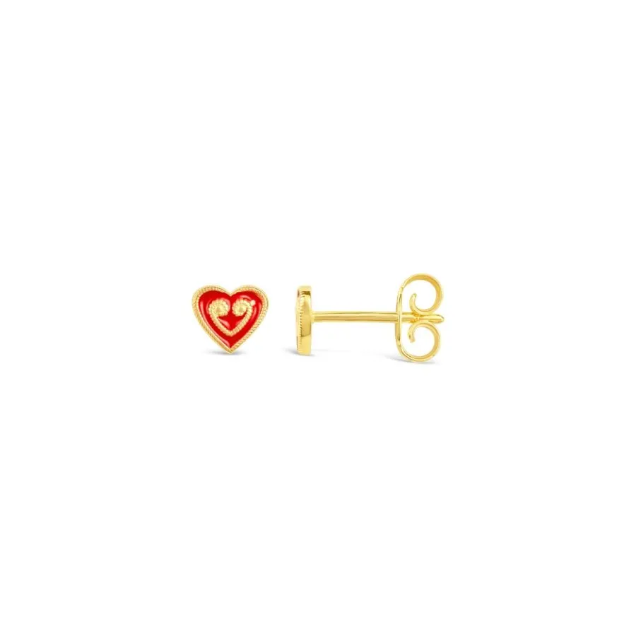 Licitar Hearts Mini zlatne naušnice