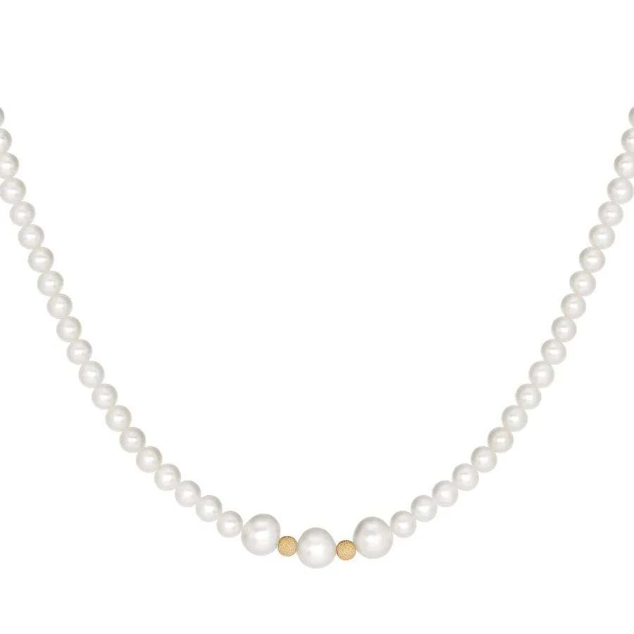 Modest Pearls zlatna ogrlica