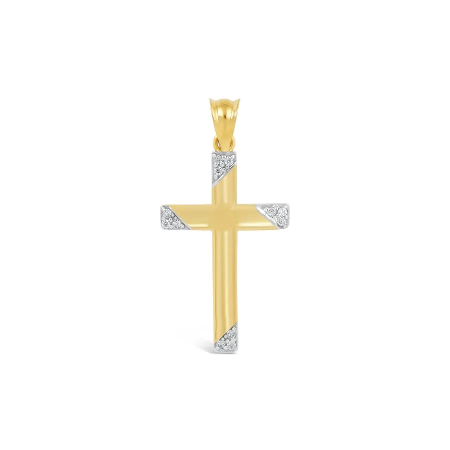 Divine Cross zlatni privjesak