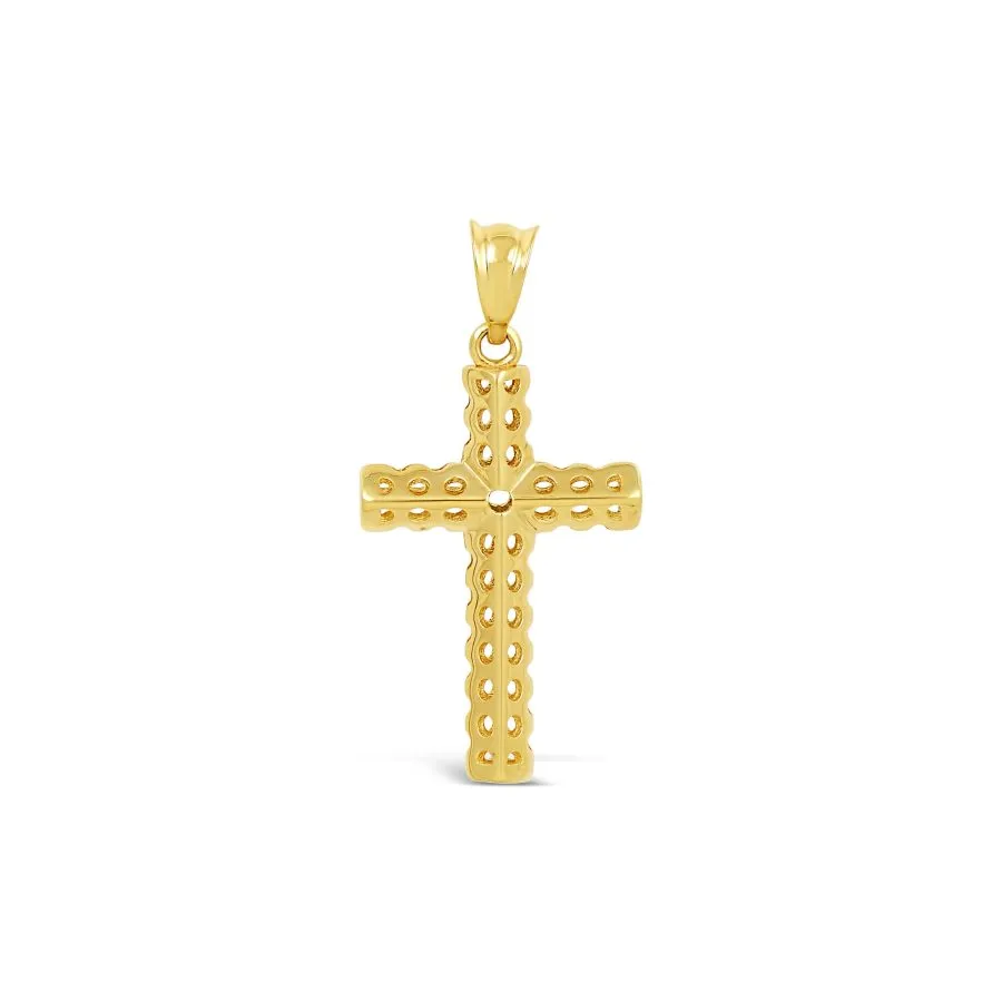 Eternal Faith Cross zlatni privjesak