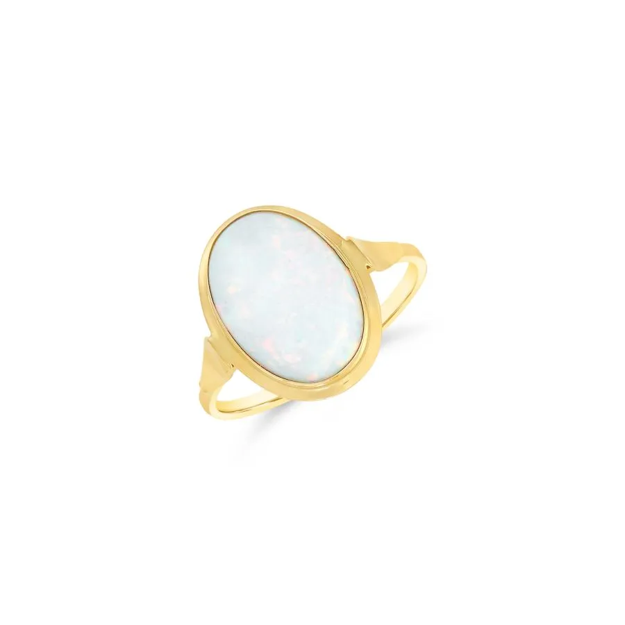 Opal Essence zlatni prsten