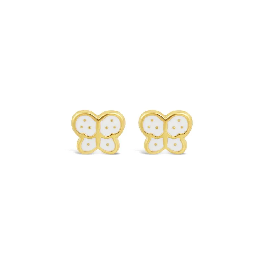 Dotty Butterflies zlatne naušnice
