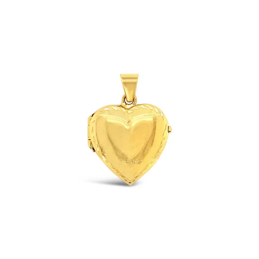 Medallion Heart zlatni privjesak