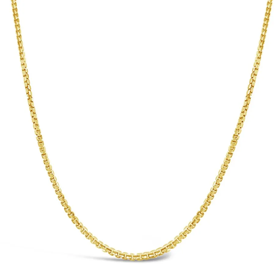 Box Chain Solid zlatni lančić