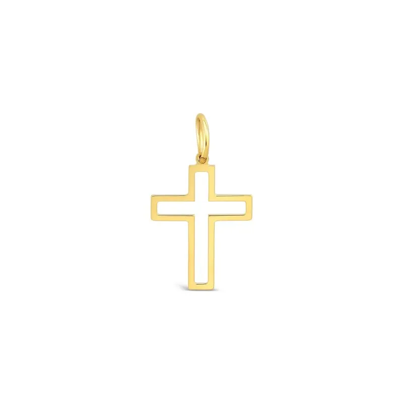 Dear Cross zlatni privjesak - žuto zlato, unisex