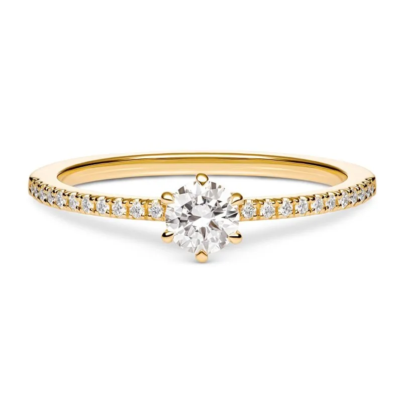 Heavenly Harmony zlatni zaručnički prsten s dijamantima 0.32 - 0.38 ct