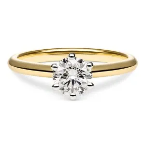 Forevermore zlatni zaručnički prsten s dijamantom 0.80 - 0.89 ct