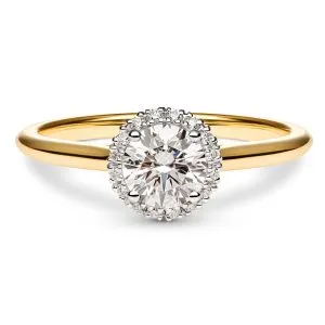 Eternal Answer zlatni zaručnički prsten s dijamantom 0.76 - 0.85 ct
