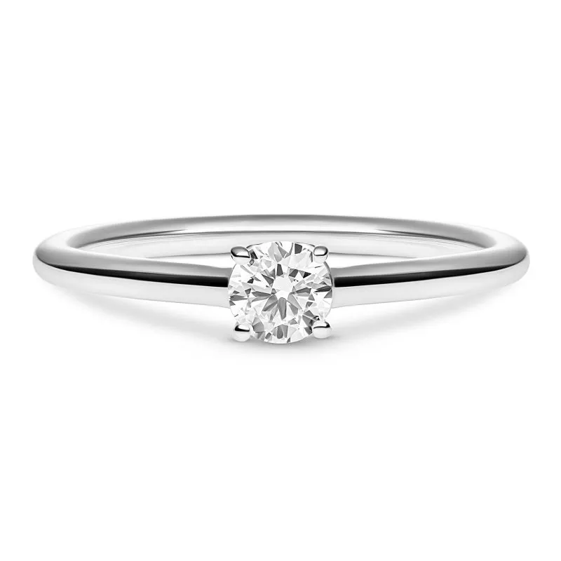 Whispering Diamond zlatni zaručnički prsten s dijamantom 0.23 - 0.29 ct