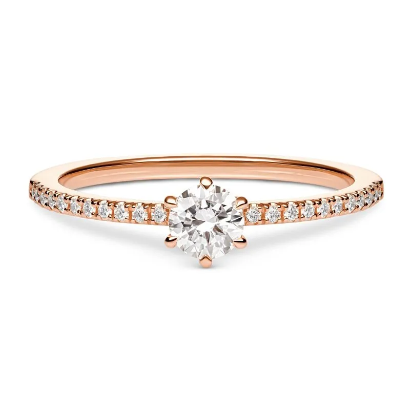 Heavenly Harmony zlatni zaručnički prsten s dijamantima 0.32 - 0.38 ct