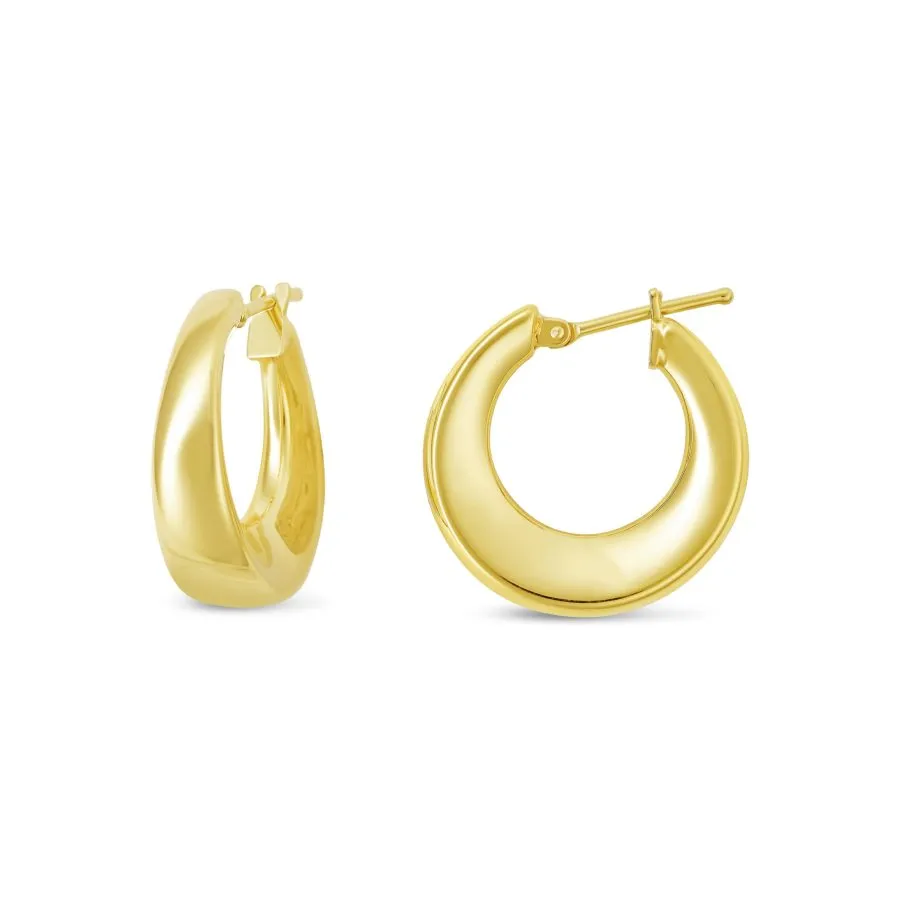 Velvet Hoops zlatne naušnice