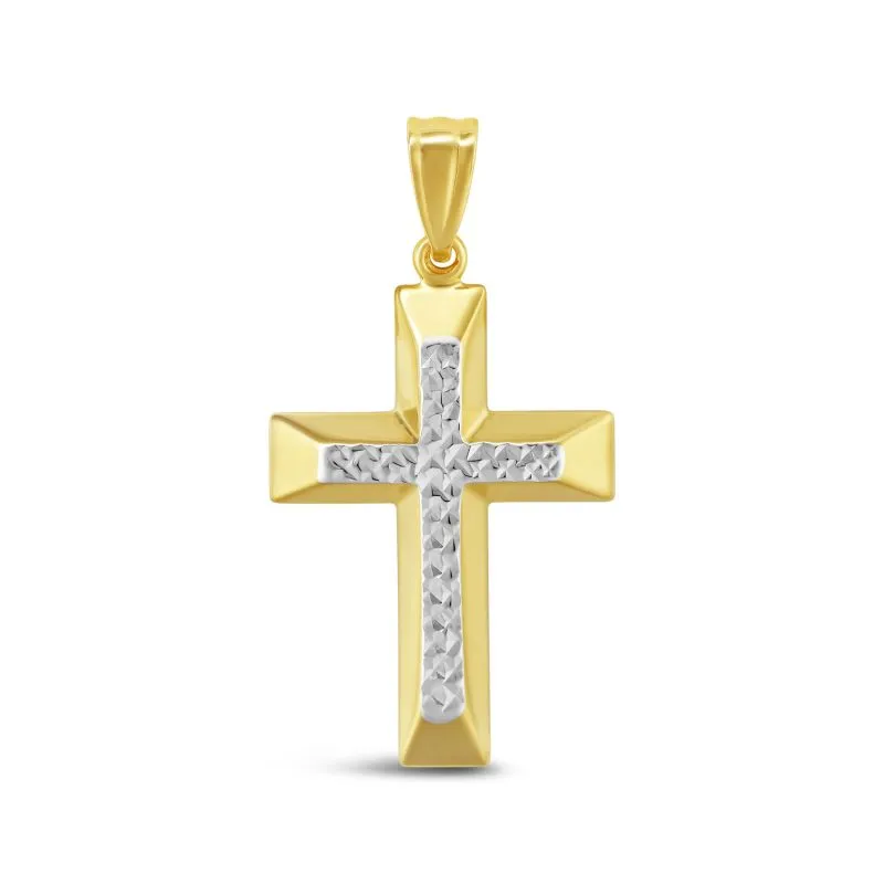 Luminous Cross zlatni privjesak