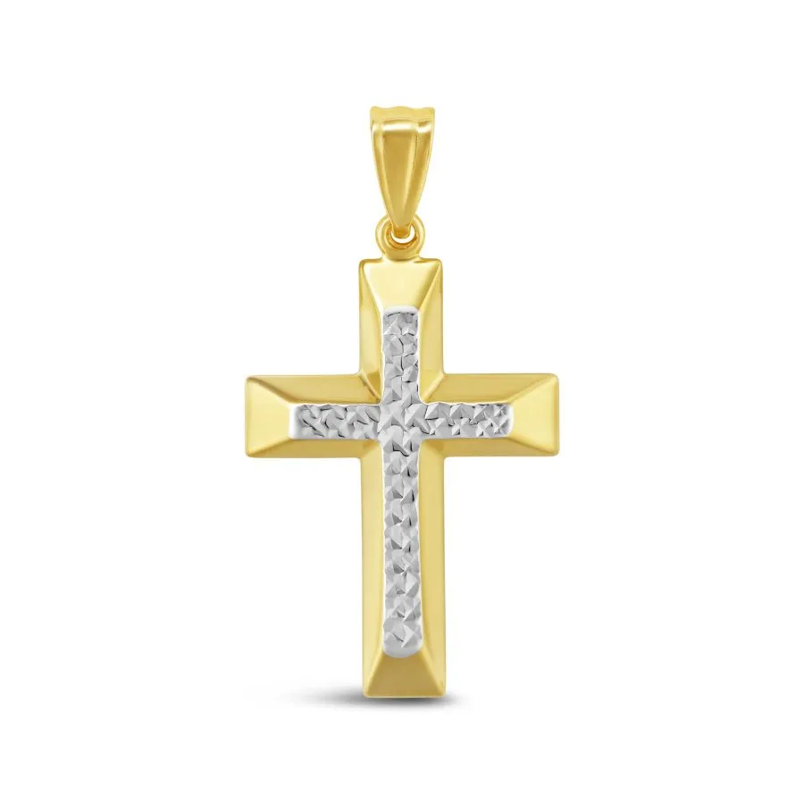 Luminous Cross zlatni privjesak