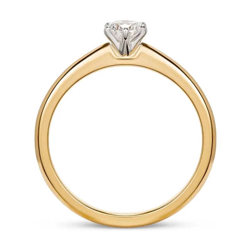 Forevermore zlatni zaručnički prsten s dijamantom 0.28 - 0.37 ct