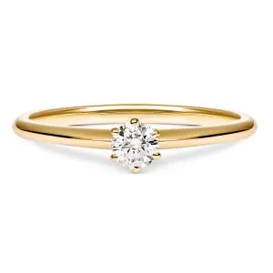 Forevermore zlatni zaručnički prsten s dijamantom 0.18 - 0.22 ct